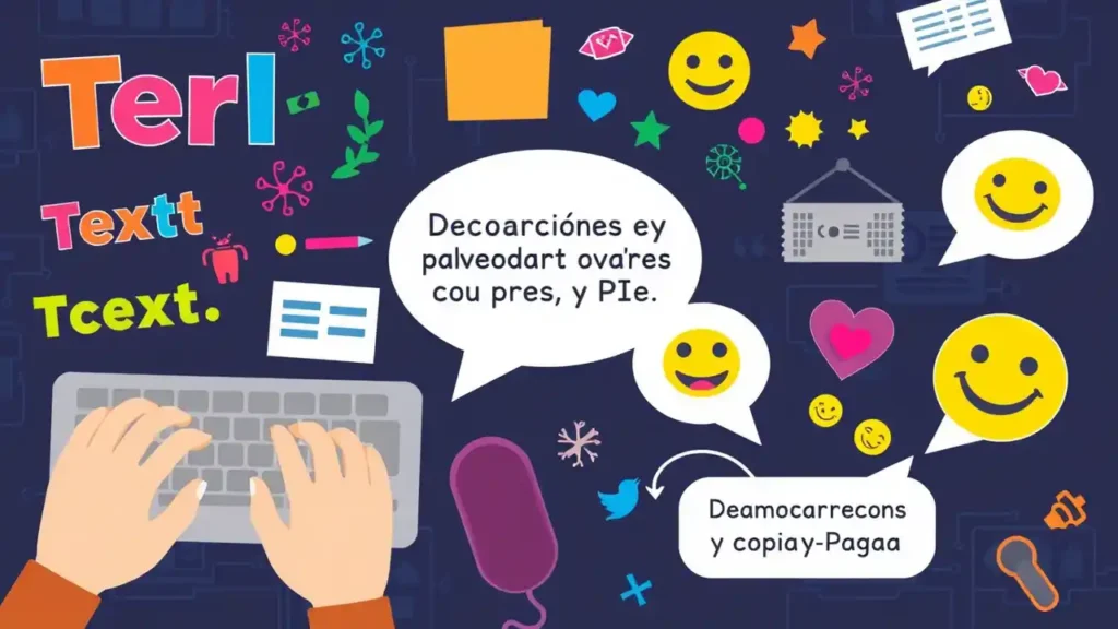 Decoraciones para Textos Copiar y Pegar: Crea Diseños Únicos al Instante