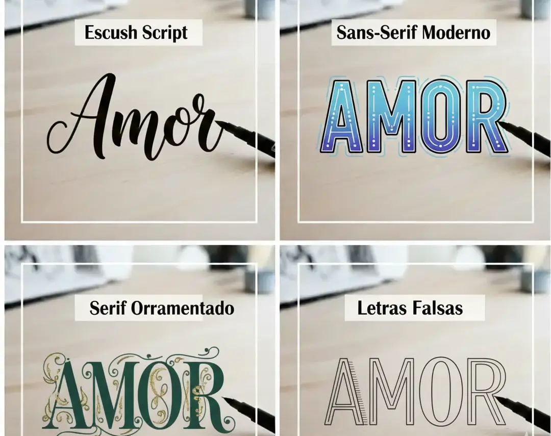  Lettering Abecedario